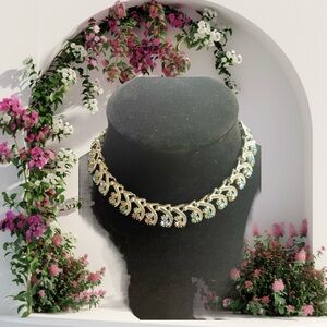 Vintage 50's Signed ART Arthur Pepper  Aurora Borealis Choker Necklace